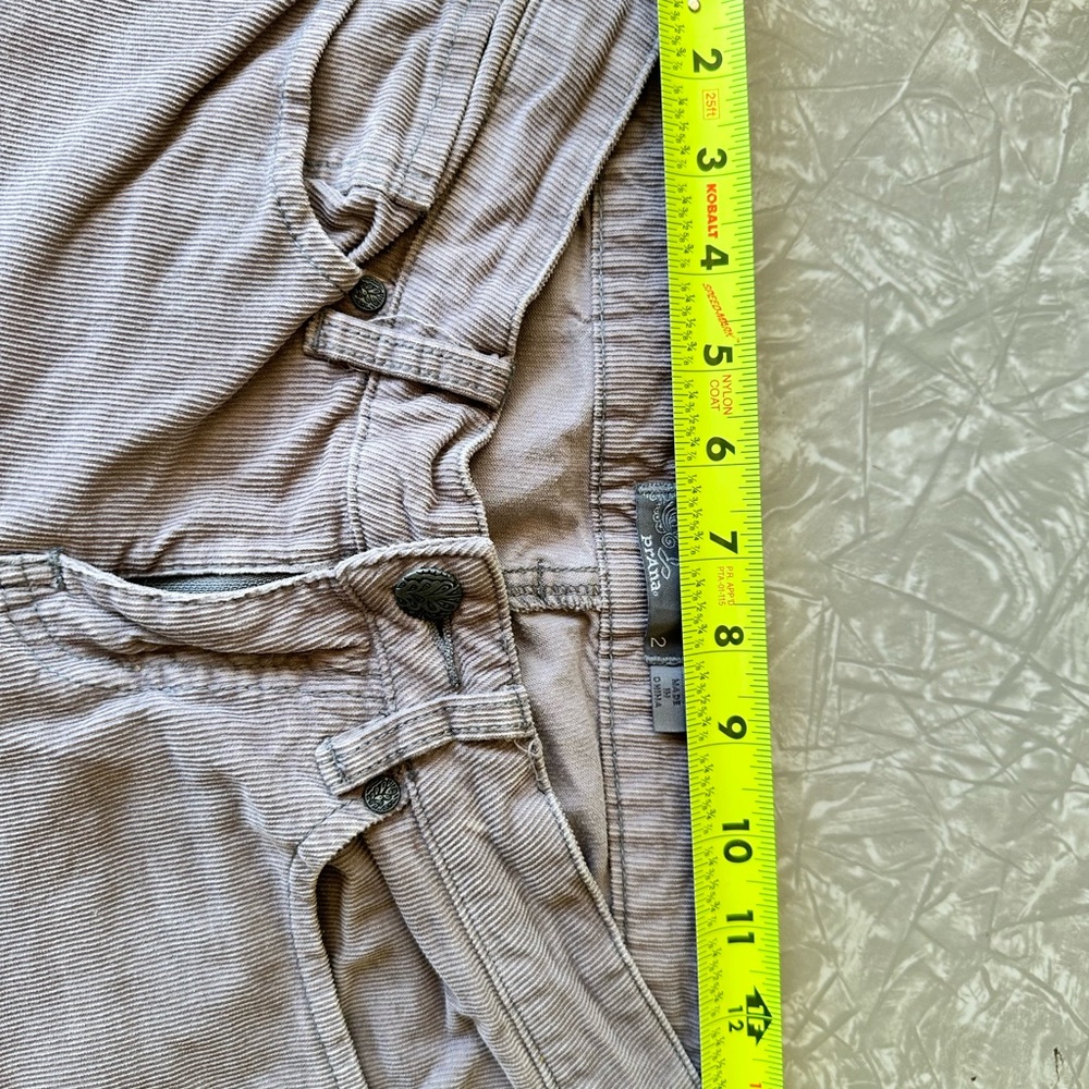 Prana Corduroy Pants in light gray
